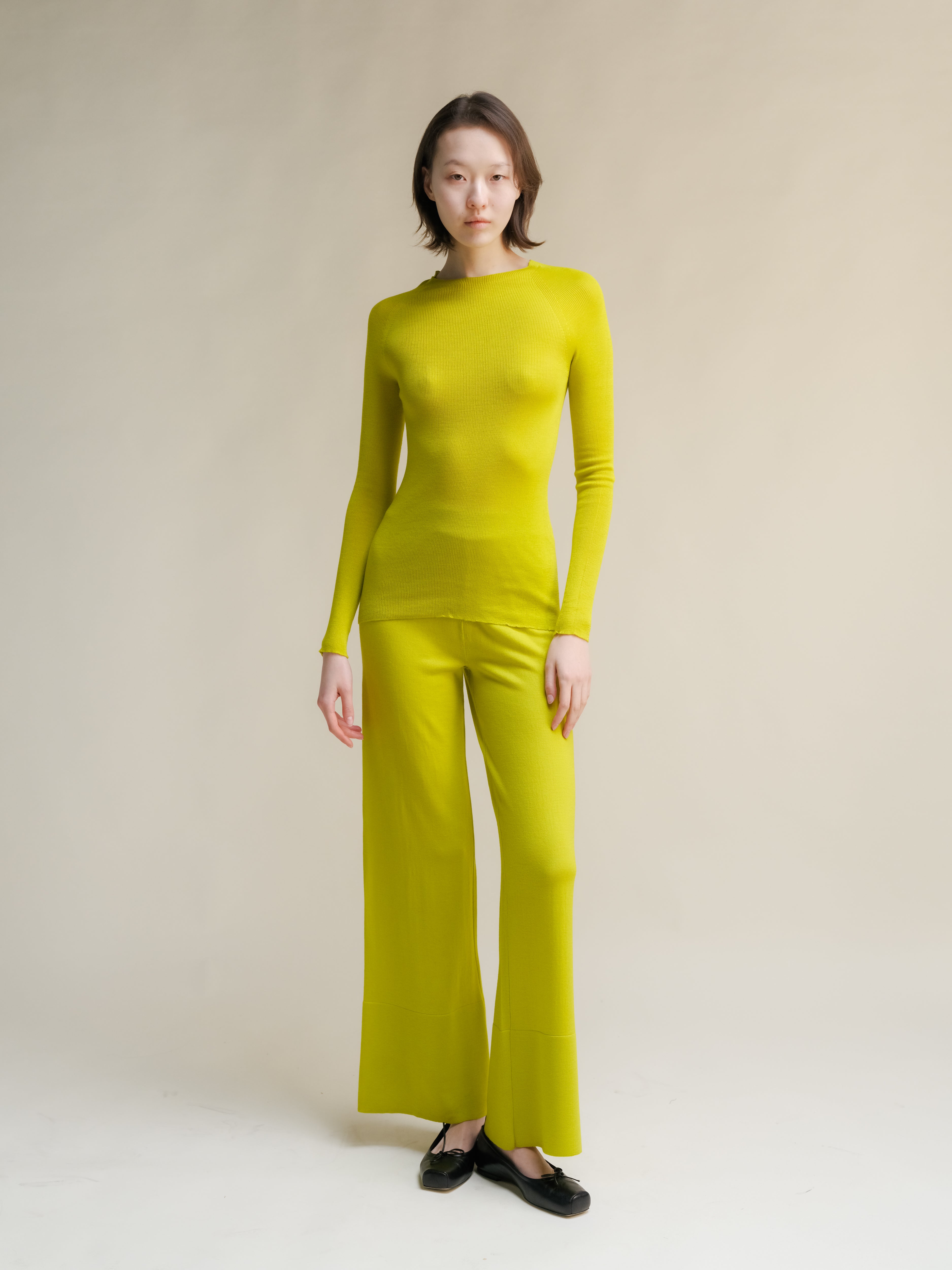 Extra Fine Merino Ribbed Crewneck (3D-Knit)