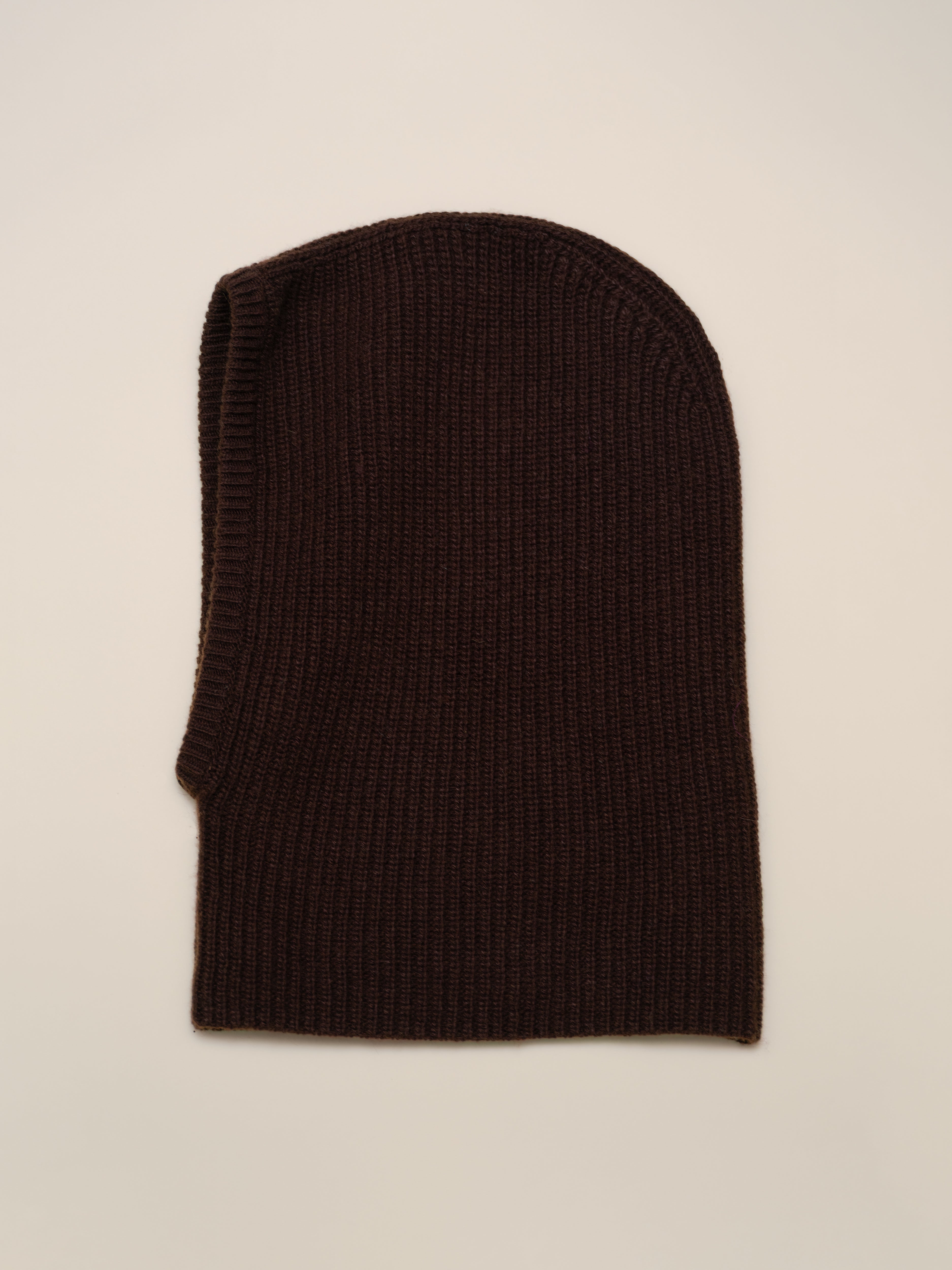 Cashmere Mix Ribbed Balaclava-5