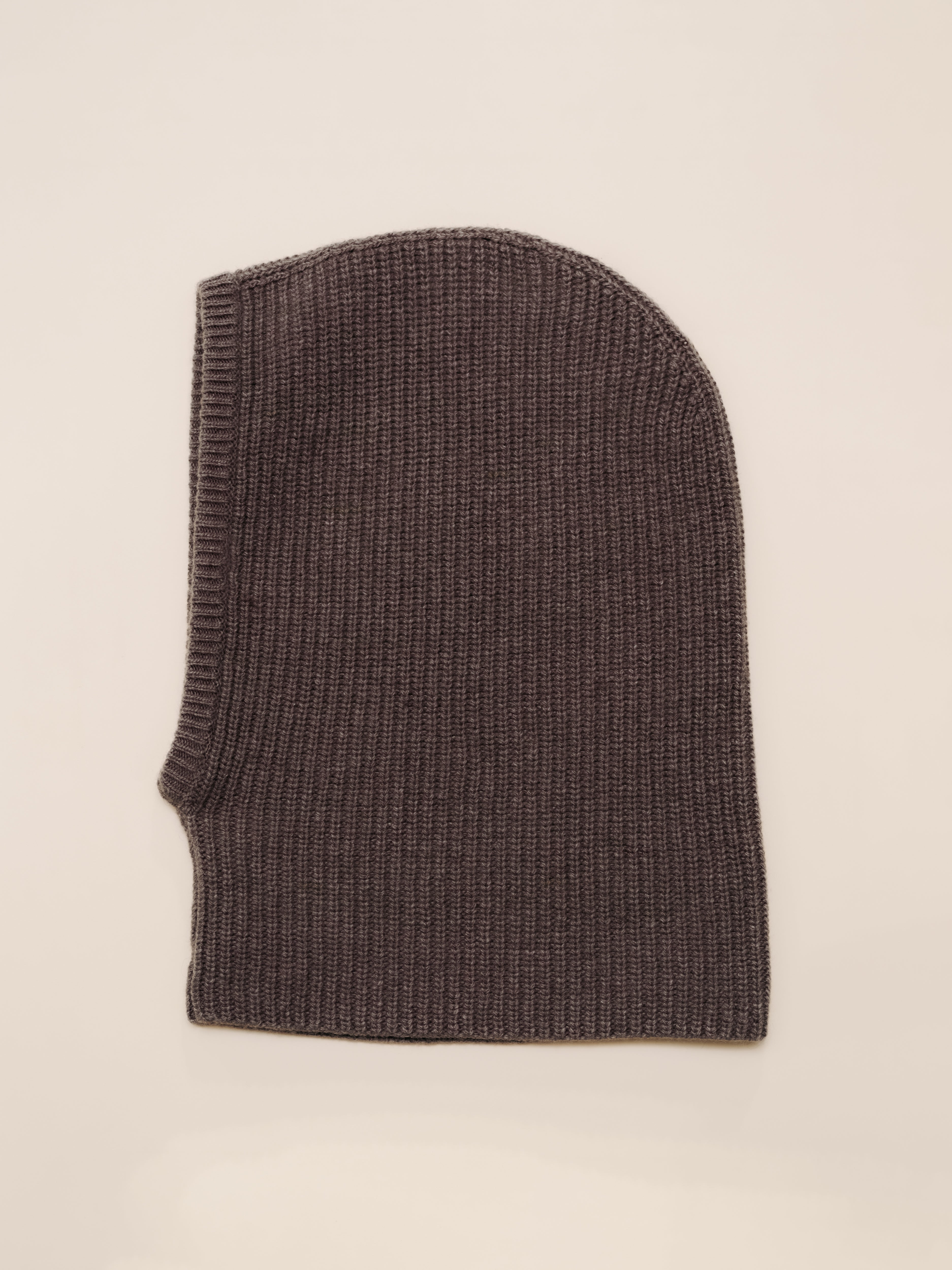 Cashmere Mix Ribbed Balaclava-1
