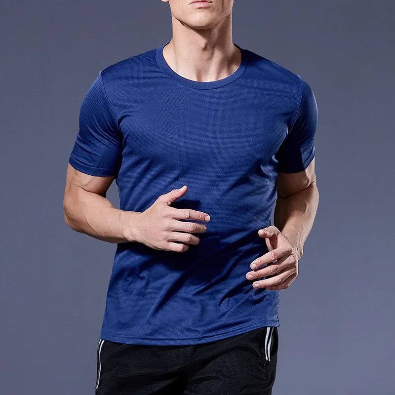 Summer Sport Gym t Shirt Men Quick Dry Running Bodybuilding Shirts Men Short Sleeve Fitness Tops Oversized Brazil t-Shirt Jersey