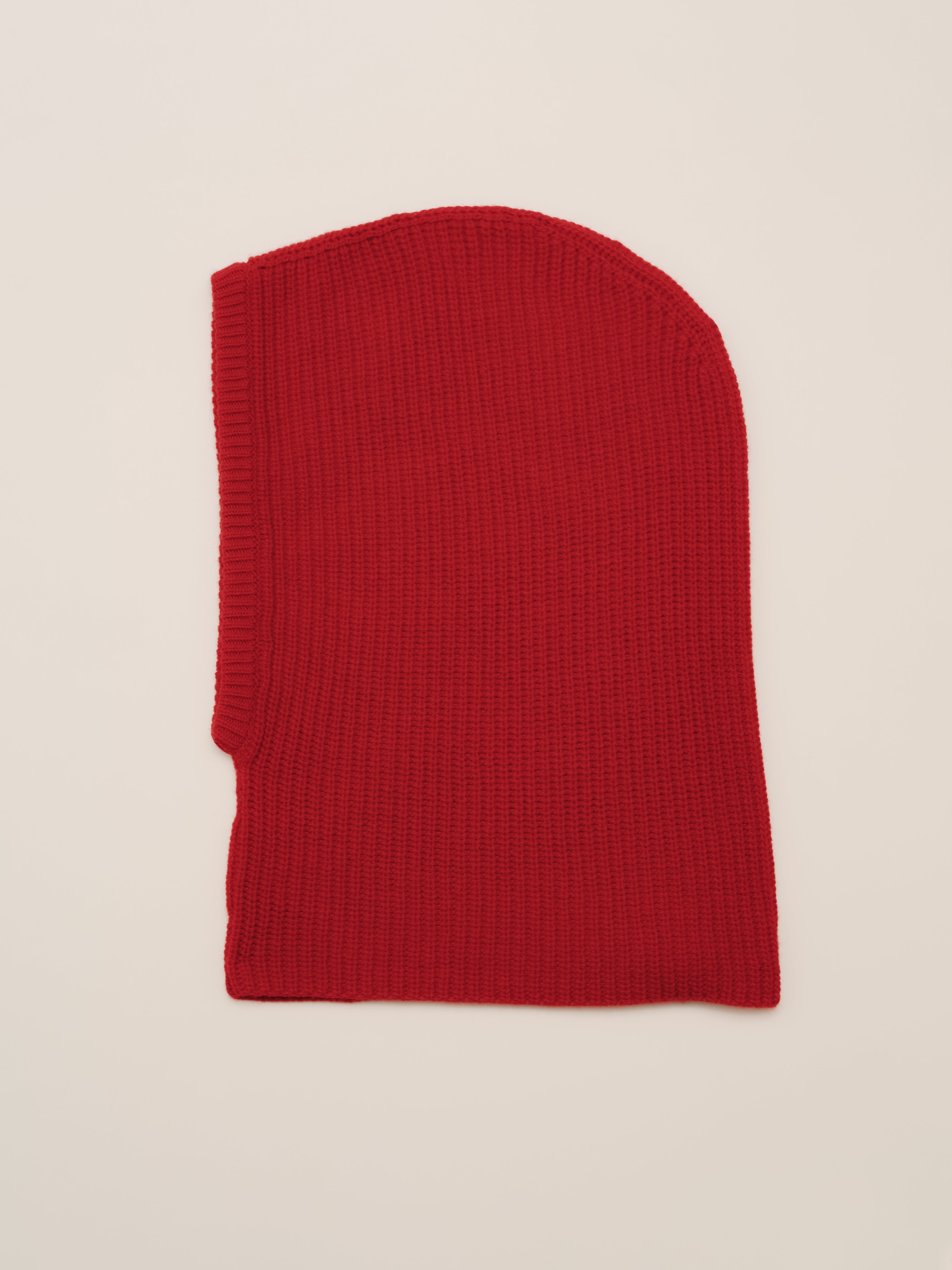Cashmere Mix Ribbed Balaclava-4